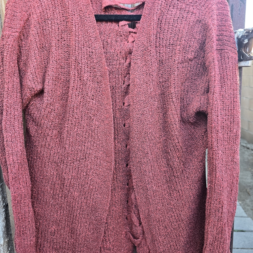 Sweet Wanderer Dusty Rose Cardigan